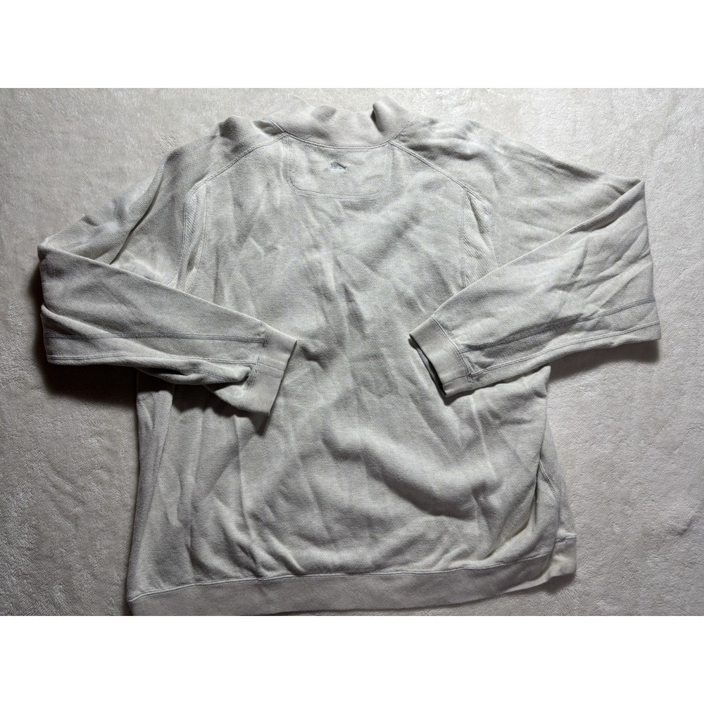 TOMMY BAHAMA Men's Long Sleeve Pullover Size XXL Relax Quarter Zip 100% Cotton - Picture 7 of 9